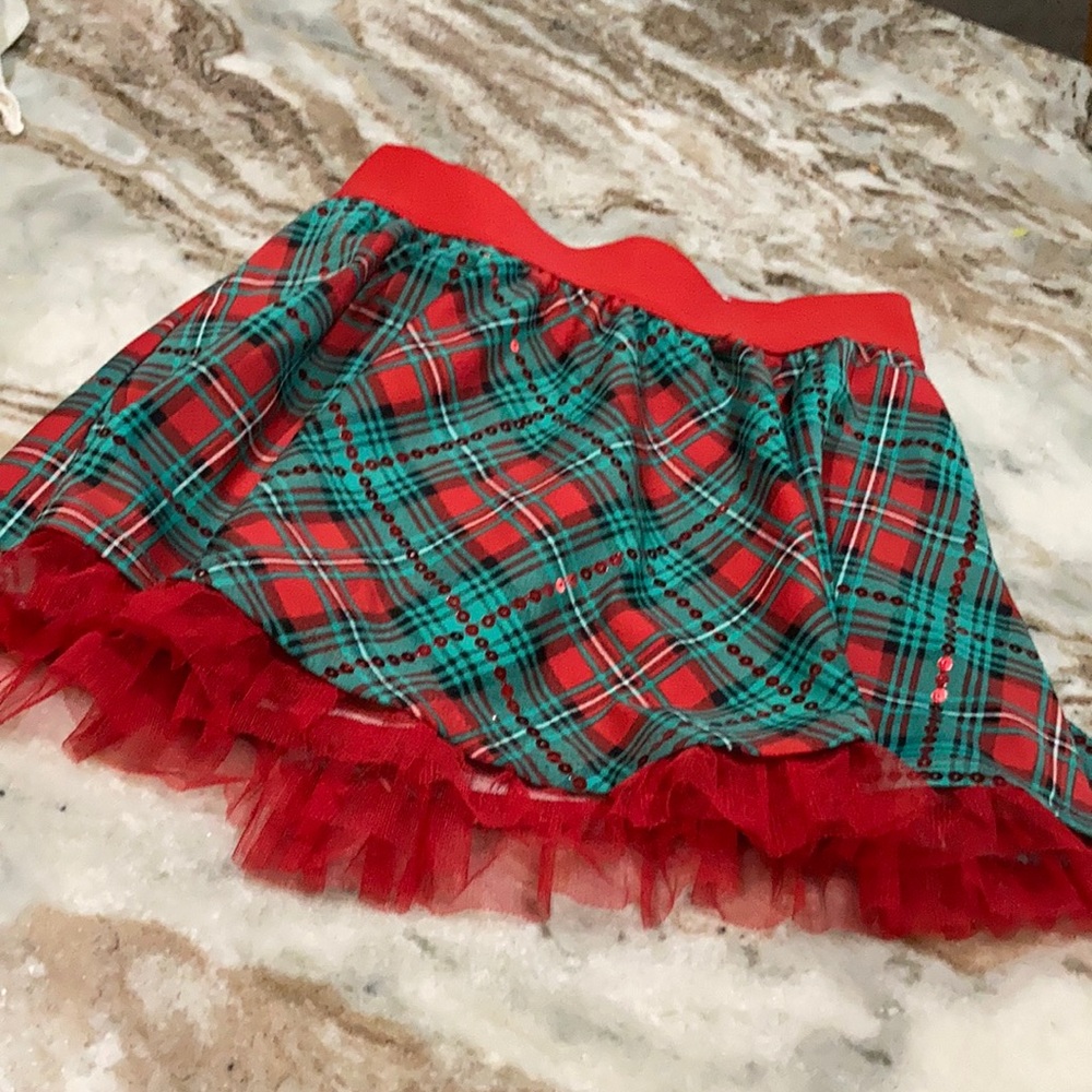 Girls sequin skort Justice size 8